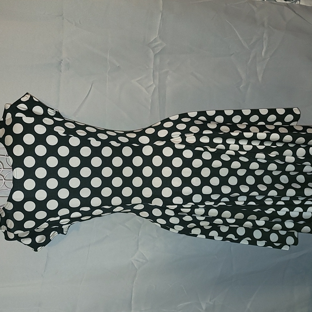 Rare Blackmilk Mono Dot Evil Cheerleader dress M - Picture 2 of 3